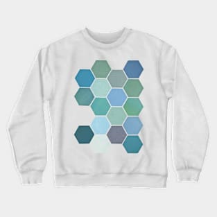 Shades of Blue Crewneck Sweatshirt